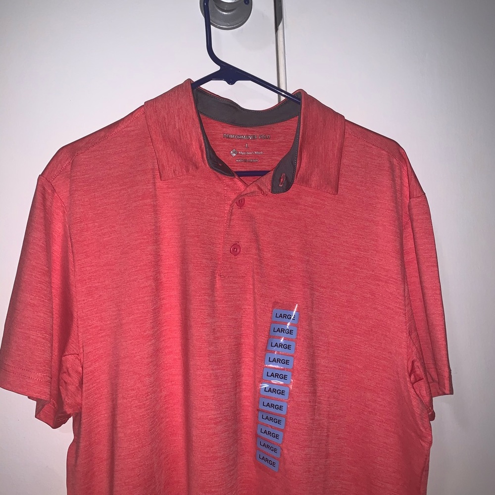 Member’s Mark Salmon Polo Size L Men’s